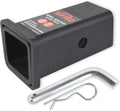 USADO-TOPTOW 64028HP Adaptador de Enganche para Remolque | Reductor de 2-1/2 a 2 Pulgadas | Manga de Acero al Carbono con Pasador y Clip de 5/8 Incluidos