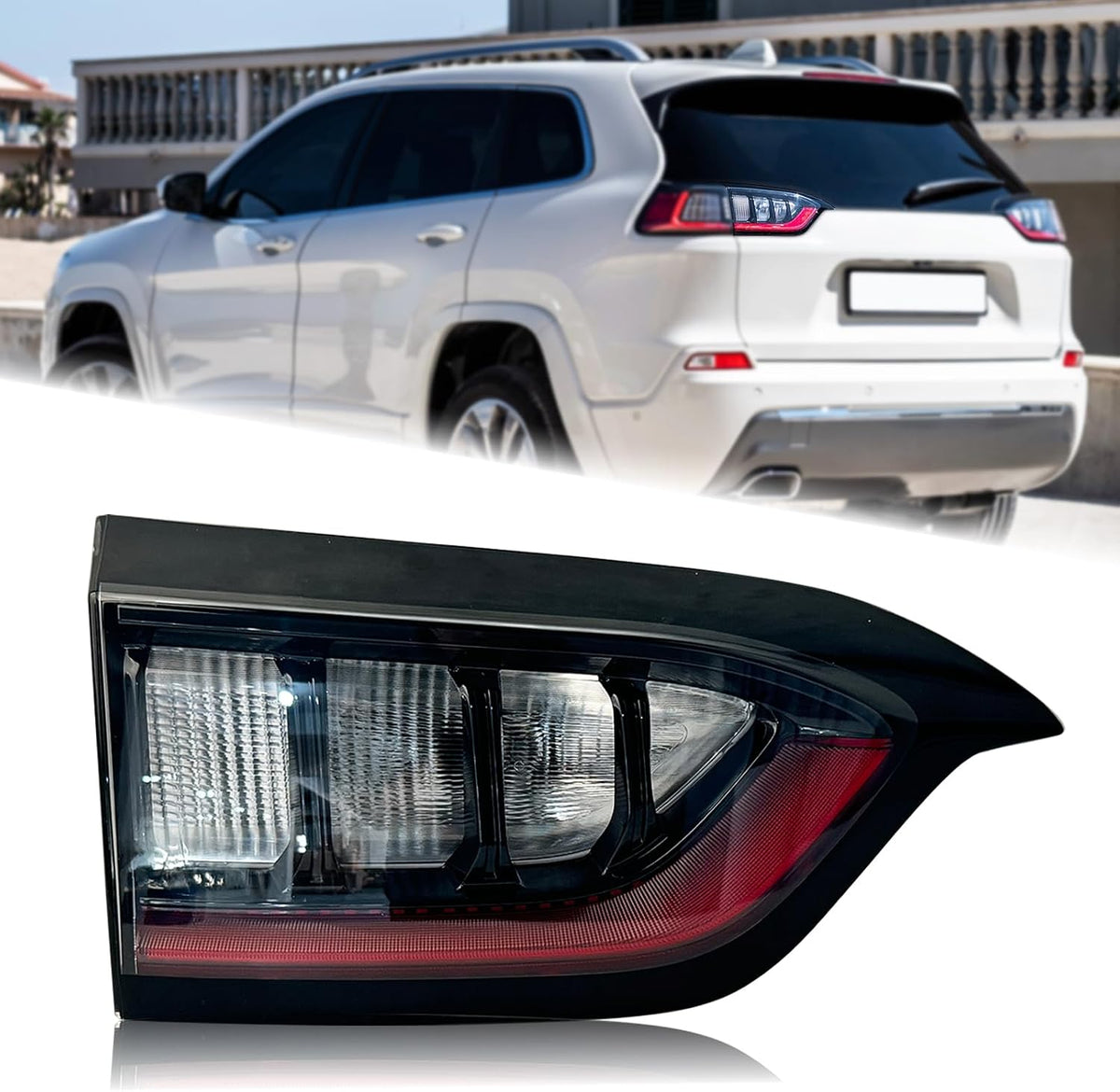 Luz Trasera Interior LED Duolctrams para Jeep Cherokee 2019-2021, Lado Izquierdo