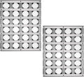 510-0005 Bandeja de briquetas para piezas de parrilla Alfresco, paquete de 2