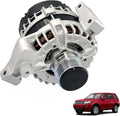 Alternador LR067840 180A 12V con polea de 6 ranuras LR028121, compatible con Land Rover Range Rover Evoque 2012-2018, LR2 2013-2015, Discovery Sport 2015, L4 2.0L, reemplaza BJ3210300CA, 11722N, 0125811006