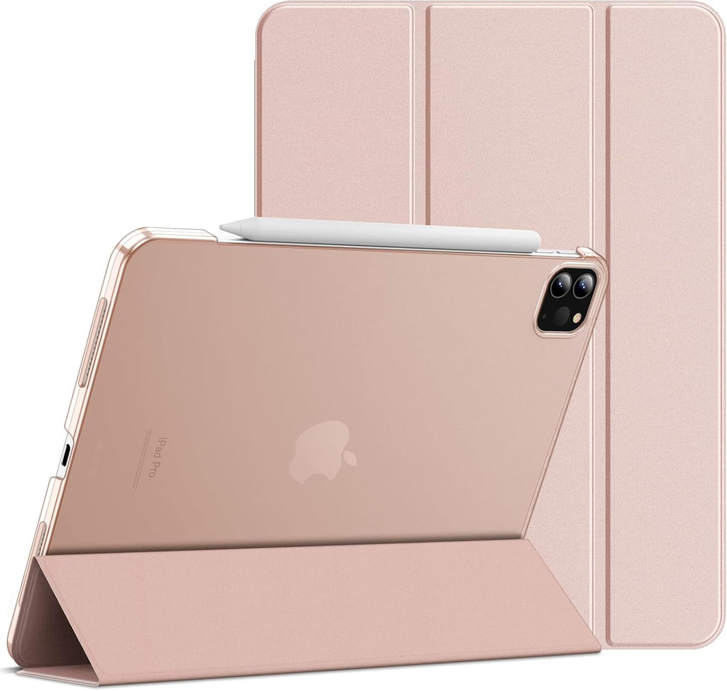 Funda iPad Pro 11" JETech Oro Rosa – 2022/2021/2020/2018, Compatible Apple Pencil, Encendido/Apagado Automático