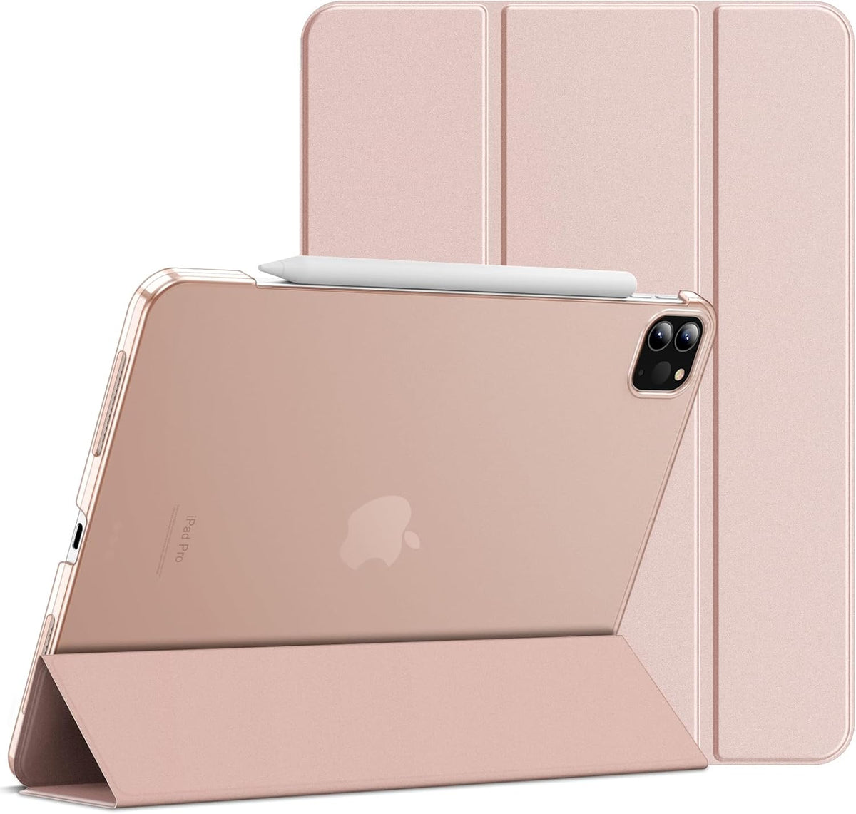 Funda iPad Pro 11" JETech Oro Rosa – 2022/2021/2020/2018, Compatible Apple Pencil, Encendido/Apagado Automático
