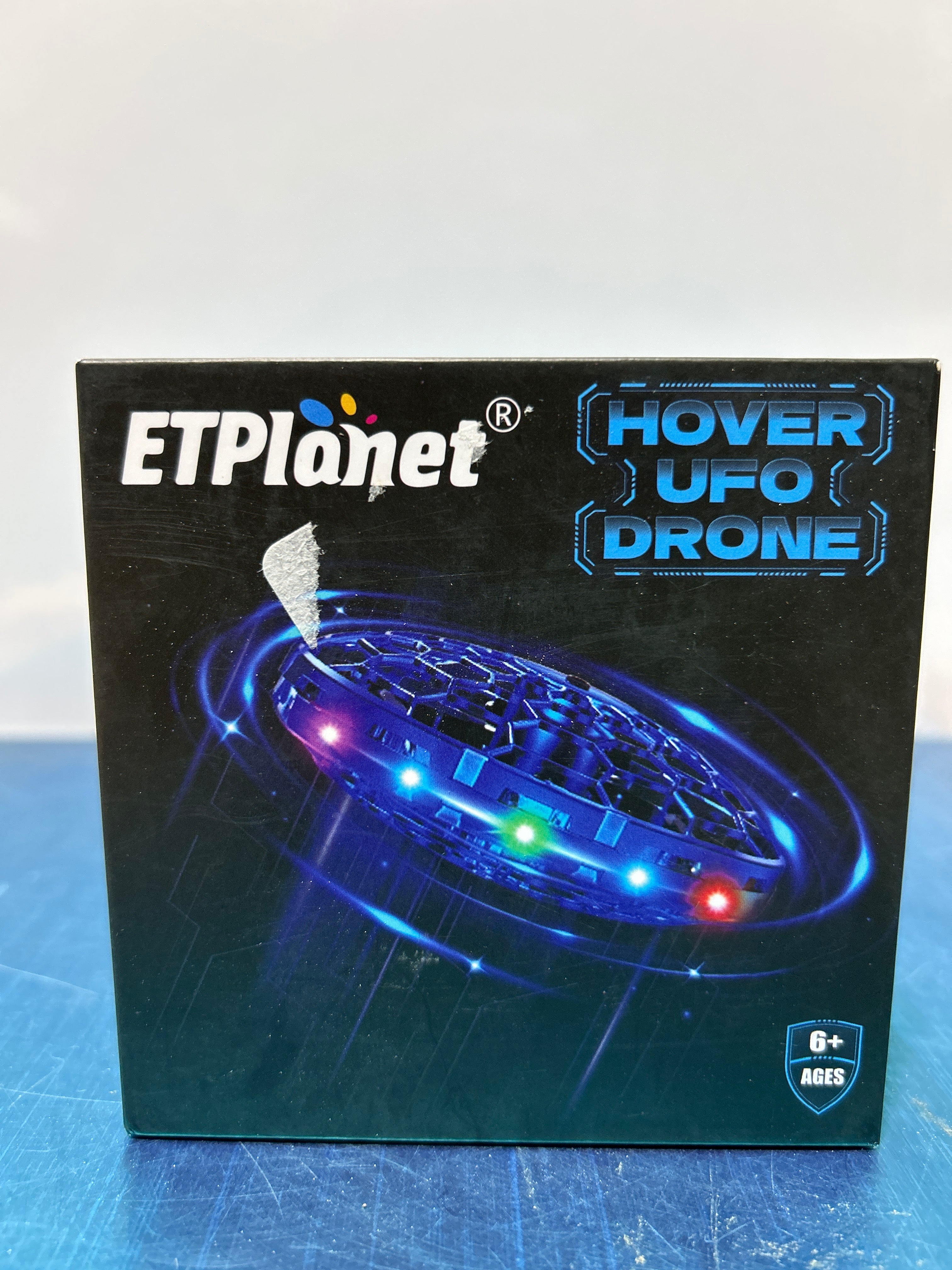 Hand Operated Flying Toy Drone for Kids, 360Â° Hands Free Motion Sensors Mini Drone with Cool LED Lights, Easy Indoor Small UFO Toy Flying Ball Drone for 6 7 8 9 10+ Year Old Boys and Girls (Blue)