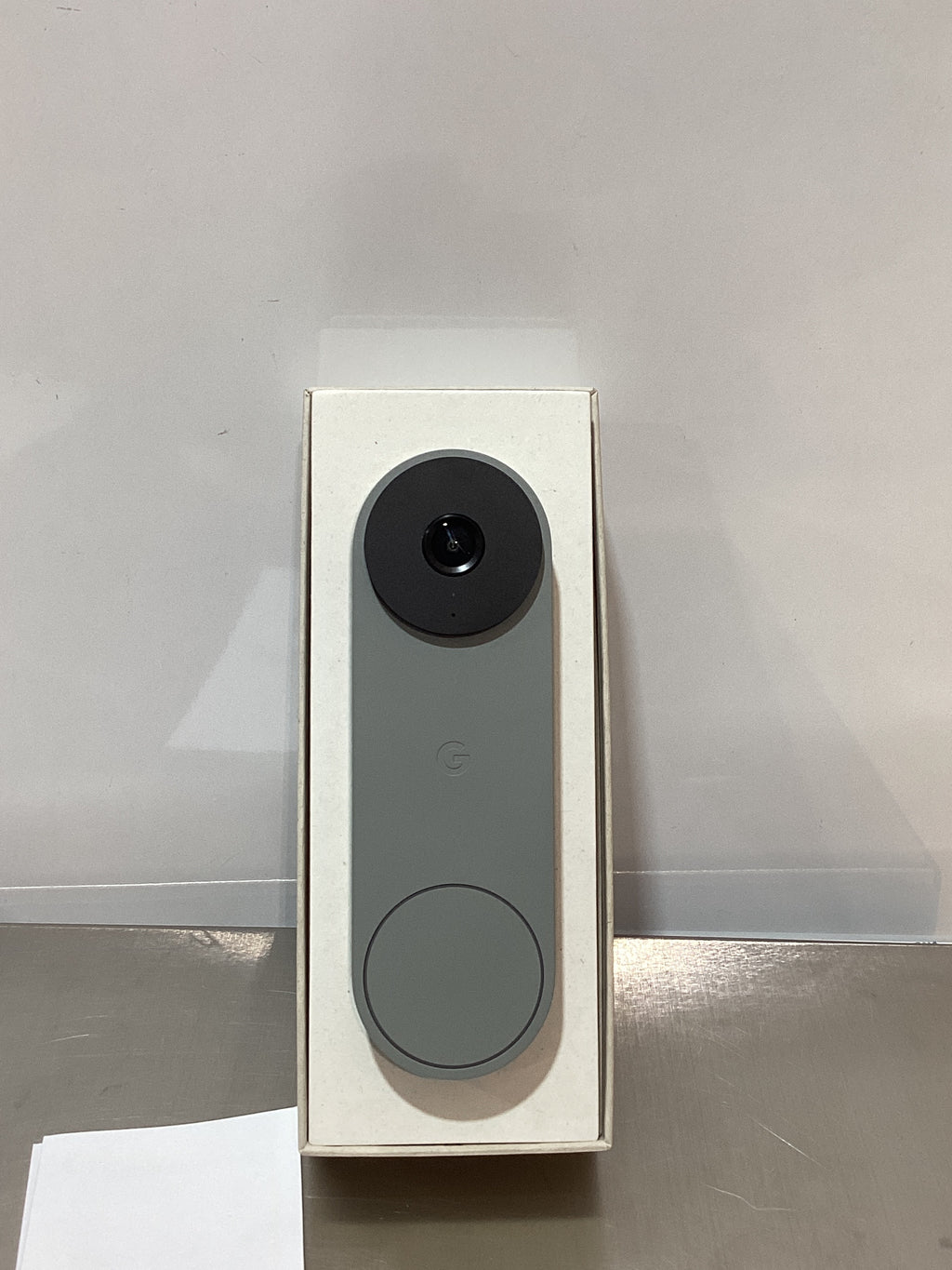 Google Nest Doorbell con Cable - Video 2K HDR, Gemini AI, Campo de Vision 166 grados