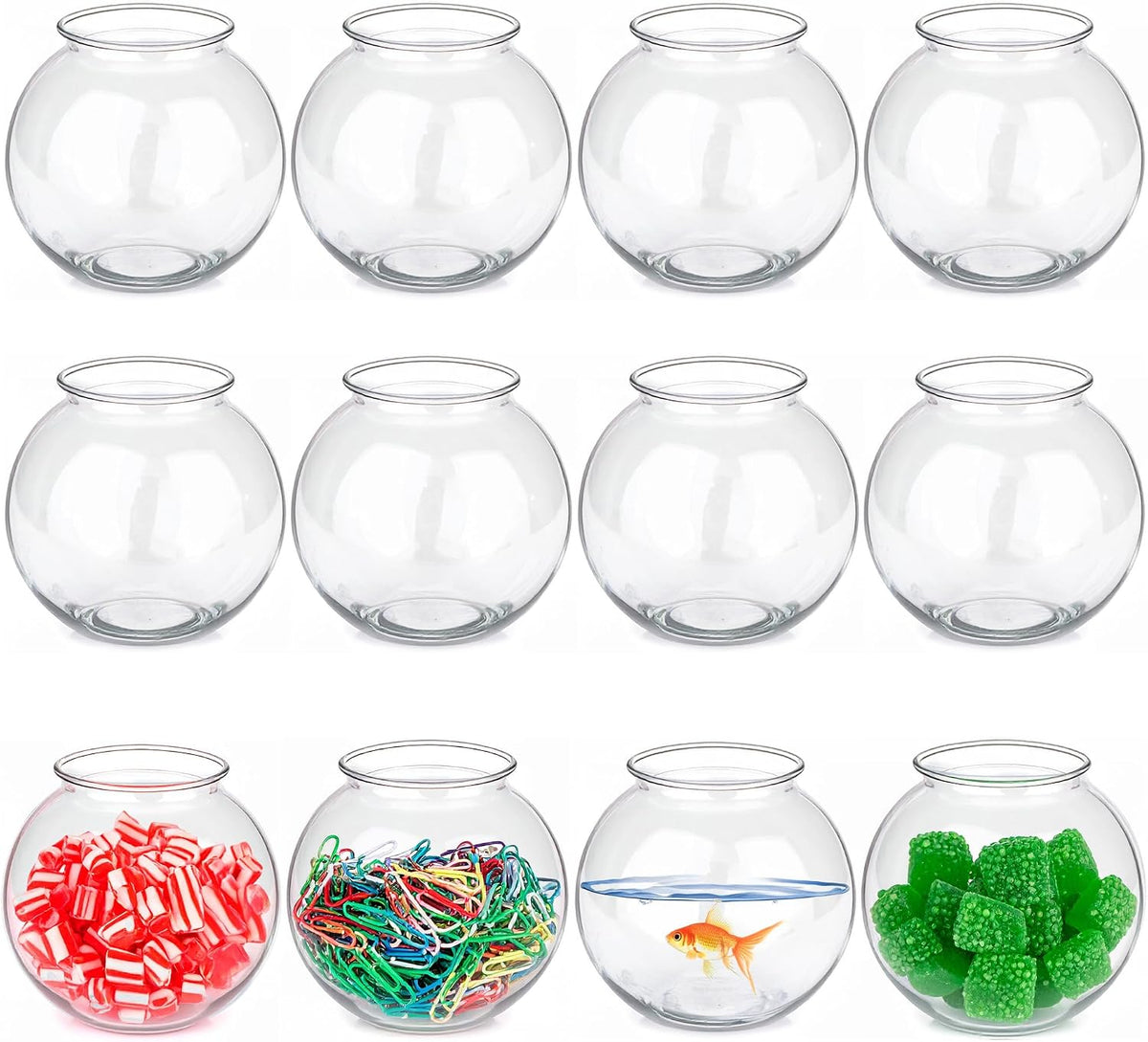 Peceras de Plástico 16oz Paquete de 12 – Libres de BPA para Fiestas, Mesa de Dulces y Decoración de Eventos