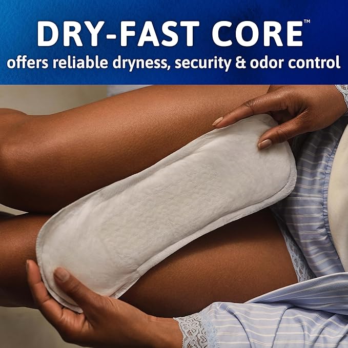 TENA Sensitive Care Almohadillas de control de vejiga para incontinencia con cobertura extra, protección moderada, larga, 60 unidades