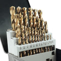 ⚠️ Le Falta Broca #5/64 – GMTOOLS Set 29 Brocas de Cobalto HSS – Punta 135°, Acabado Negro y Dorado, Para Acero Inoxidable, Plástico y Madera, 1/16"-1/2", Estuche Metálico
