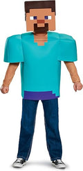 Disfraz Steve Minecraft Licencia Oficial | ADULTO Talla L/XL | Túnica + Máscara 3D