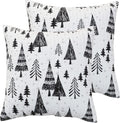 Levtex Home Merry & Bright Collecion - Northern Star - Euro Sham Set of Two - (26x26in.), No Insert -Festive Holiday - Black and White