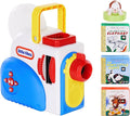 Little Tikes Set Inicial de Máquina de Historias, Tiempo de Cuento, Libros, Pequeño Libro Dorado, Reproducción de Audio, Personaje de El Perro Pequeño y Gordito, Luz Nocturna