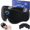 Antifaz para Dormir con Audifonos Bluetooth 5.4 | Mascara 3D con Altavoces HD Estereo Integrados | Diadema para Dormir de Lado | Ideal para Siestas y Meditacion | Unisex