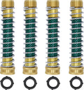 USADO-Lifynste Adaptador de Extension para Manguera de Jardin, Protector Antidobleces con Resorte, Paquete de 4