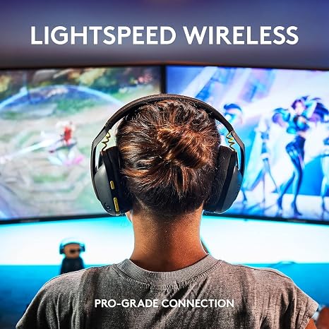 Logitech G435 Lightspeed y Bluetooth - Auriculares inalámbricos para juegos - Ligeros - Negro (Renovado)