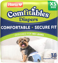 Pañales Desechables Hartz Comfitables para Perros Talla XS – Súper Absorbentes para Machos y Hembras (Paquete de 31)