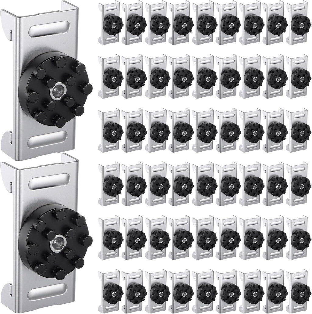 Zonon 100 Pack Soundproofing Sound Isolation Clips Resilient Channel Mounting Clip Reduces Noise from Noisy Neighbors for Apartment Recording Studio Sound Proofing for Walls and Ceilings (Black)