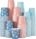 SIUQ 600 Vasos de Papel 5 oz | Desechables para Bano | Pequenos para Enjuague Bucal | Bebidas Frias o Calientes | Mini Vaso para Fiesta, Picnic, BBQ y Viaje | Diseno Margaritas