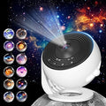 Proyector Galaxy para dormitorio versión Pro, proyector de estrella de disco de película mejorado para niños, proyector de planetario 12 en 1, imagen HD, perilla ajustable, rotación de 360°
