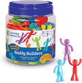 Learning Resources Buddy Builders, Fine Motor, juguete de coordinación mano ojo, 32 piezas, a partir de 3 años