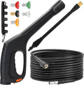 JOEJET Pistola y Manguera 32FT para Hidrolavadora | Lanza de Extension y 5 Boquillas | Compatible Portland Husky Ford