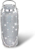 Botella Térmica Geiserailie Diamond 500 ml – Acero Inoxidable con Diamantes y Cadena