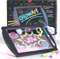 Marvin's Magic - Glow Art - Tablero de dibujo LED para niños - Bloc de dibujo iluminado, con rotuladores que brillan en la oscuridad - Tableta de dibujo mágica a batería - Bloc de trazado iluminado apto para niños de 5 años o más 