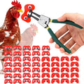 Visores Antipicoteo Proshine para Pollos y Aves de Corral – 50 Unidades Sin Pasador con Pegatinas e Incluye Alicates