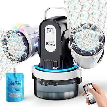Dual Motor Bubble Machine – Máquina de Burbujas de Doble Motor