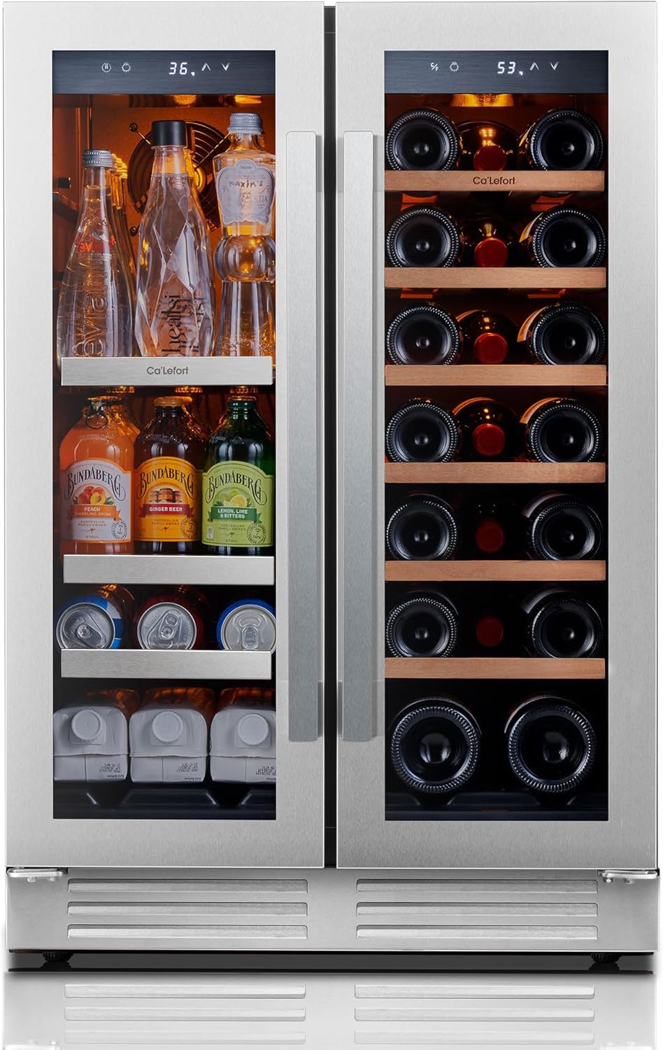 Refrigerador de vinos y bebidas Ca'Lefort de 24 pulgadas