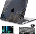 Funda Mektron para MacBook Pro M5 de 14 pulgadas (modelo 2026, A3427, A3426), compatible con los modelos 2025-2021 A3434, A3112, M4, A3112, A3401, A3185, M3, A2918, A2992, M2, A2779, M1, A2442 Pro/Max, diseño de crisantemos.