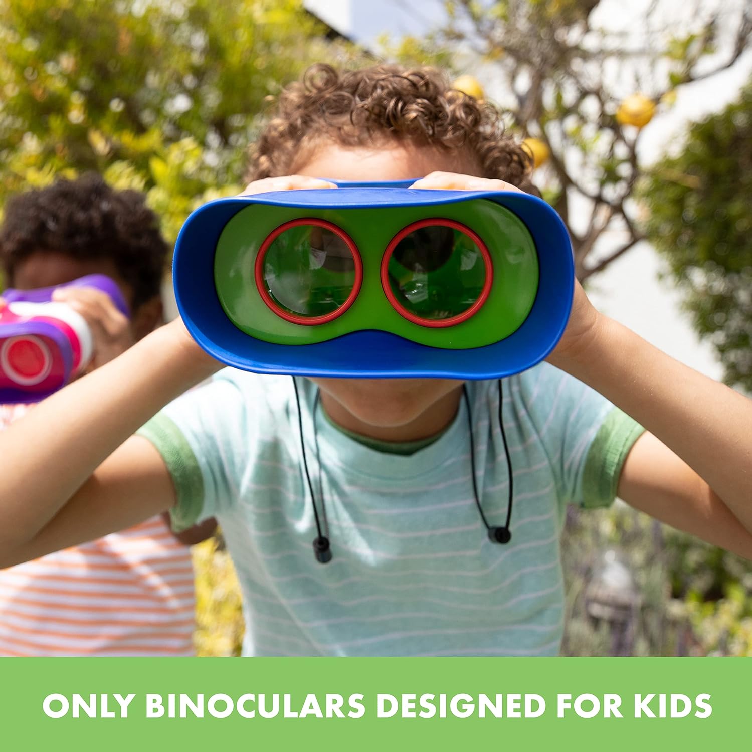 Learning Resources Prismáticos Infantiles – GeoSafari Jr Kidnoculars – Aumento 2X sin Enfoque – Desde 3 años – Juguete Educativo para Explorar la Naturaleza