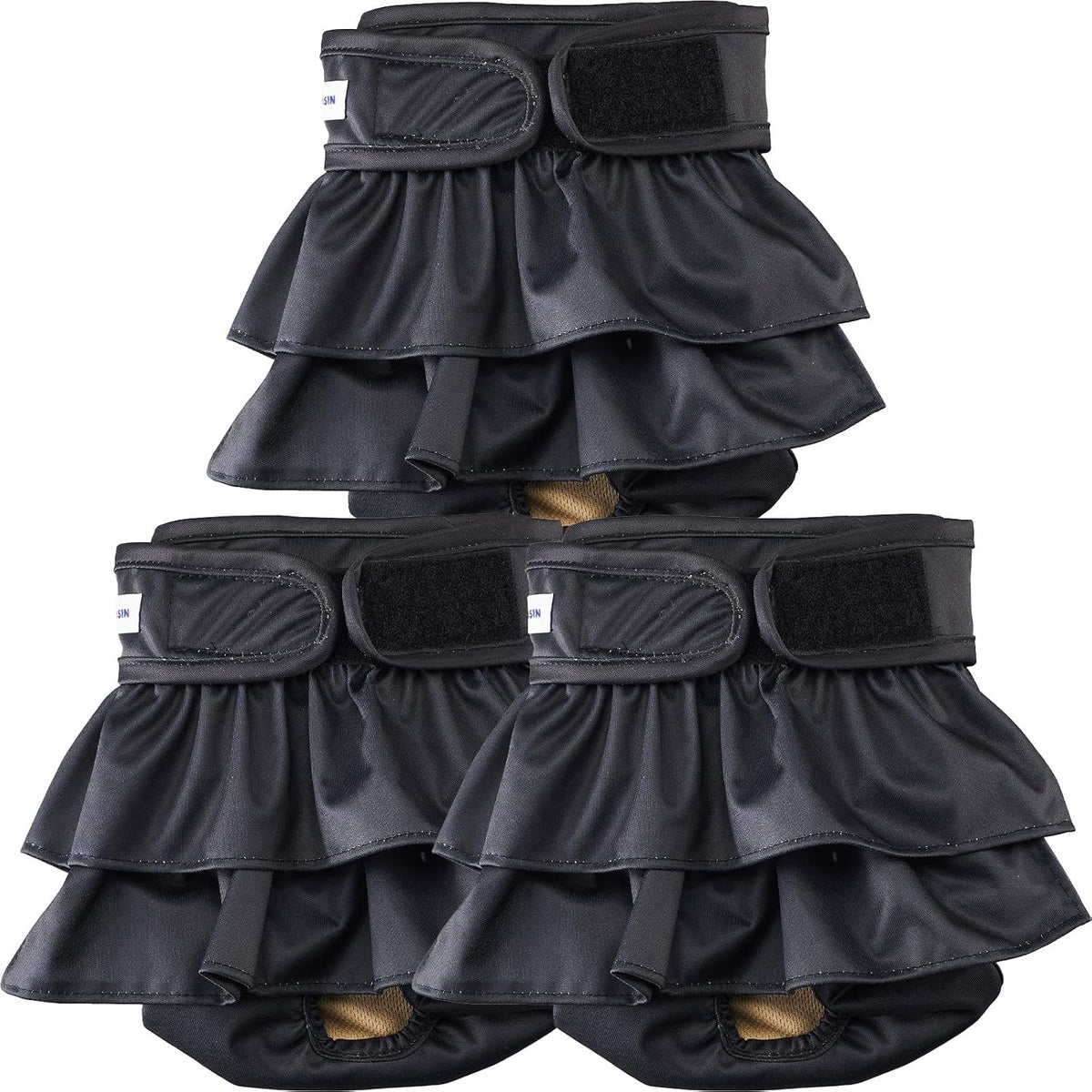 Pañales Reutilizables para Perra Grande Lavables | 3 Pañales Premium Altamente Absorbentes para Perros, para Celo, Incontinencia y Entrenamiento | Talla L