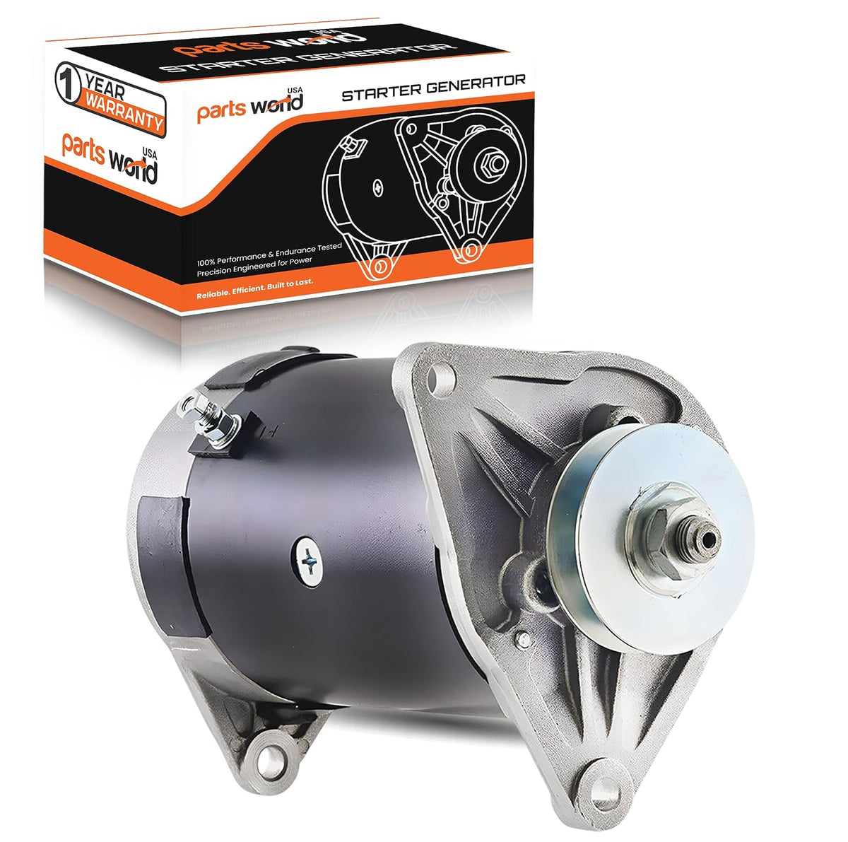 Generador de arranque de 23 A y 12 V para carrito de golf Club Car DS FE290 FE350 (1996 en adelante) | Club Car Precedent (2004-2015) | 1 año de garantía | 1018337-01 101833701CC 15404 G096503 GHI0001 308-102 SG806 34175101 420-46001