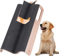 Rascador para perros LovIntry con forma de M para uñas con caja de premios, tabla rascadora para perros grandes, juguete lima de uñas para perros y para acortar las uñas laterales del perro más fácilmente (con caja de premios, L)