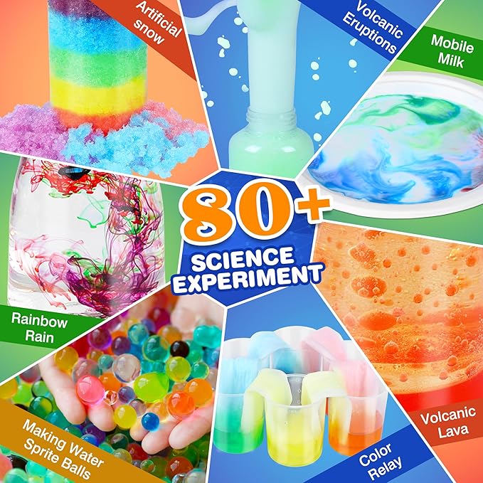 Kit de Ciencia para Niños | 80 Experimentos STEM con Disfraz de Científico