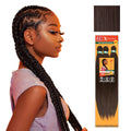 Cabello sintético preestirado Sensationnel X-pression para trenzar - 3 trenzas de 58 pulgadas, totalmente de kanekalon, ignífugo, para trenzas de caja y giros (paquete de 3, 4 MARRÓN MEDIO)