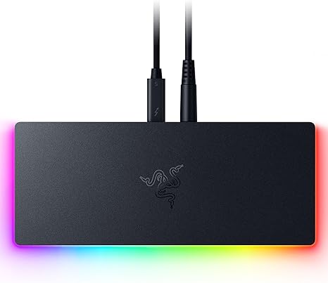 Docking Station Razer Thunderbolt 5 Dock Chroma — 11 Puertos, Slot M.2 SSD, 120Gbps, 3x 4K 144Hz