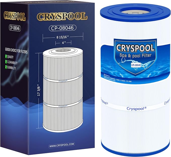 Cryspool 08046 Cartucho de filtro de piscina compatible con Hayward C900