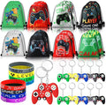 Kit de Fiesta Gamer 48 Piezas – Bolsas, Pulseras y Llaveros para Cumpleaños