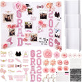 3 Tableros Triptico para Fotos de Graduacion 2026 con Stickers, Decoracion de Fiesta