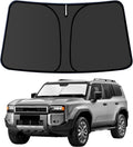 Parasol Parabrisas Personalizado Land Cruiser 1998-2025 2026, Cubierta Ventana Frente Protector Visera Plegable Bloquea Rayos UV Mantiene Auto Fresco Accesorios