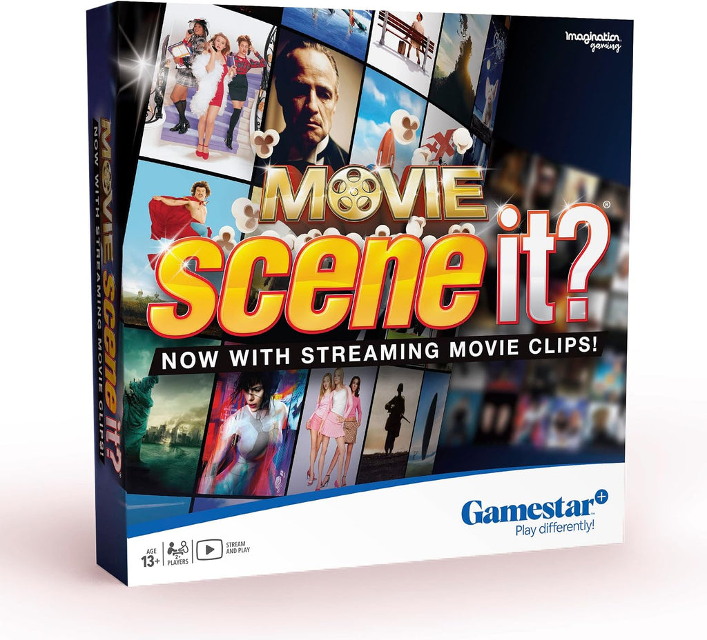 ¿Lo has visto? Juego de mesa de preguntas y respuestas sobre películas, la prueba definitiva de conocimientos cinematográficos, juego de mesa familiar para resolver acertijos, reproduce clips reales con la aplicación Gamestar.