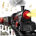 Trenes eléctricos para niños de 2 a 4 años con vías, humo, luces, sonido y escena. Trenes navideños para el árbol. Regalos de cumpleaños para niños de 3 a 8 años. 