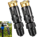 Feekoon 2 Juego de Adaptadores para Grifo de Riego por Goteo de 25 Psi, Tubo de Riego de 1/2'' a Grifo de 3/4'', Regulador de Presión de Agua, Antirretorno con Filtro, Piezas para Sistema de Goteo