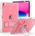 Funda ZoneFoker para iPad A16 de 11.ª generación de 11 pulgadas (2025) / 10.ª generación de 10,9 pulgadas (2022), funda protectora translúcida resistente a golpes y de alta resistencia con soporte para lápiz, purpurina transparente.