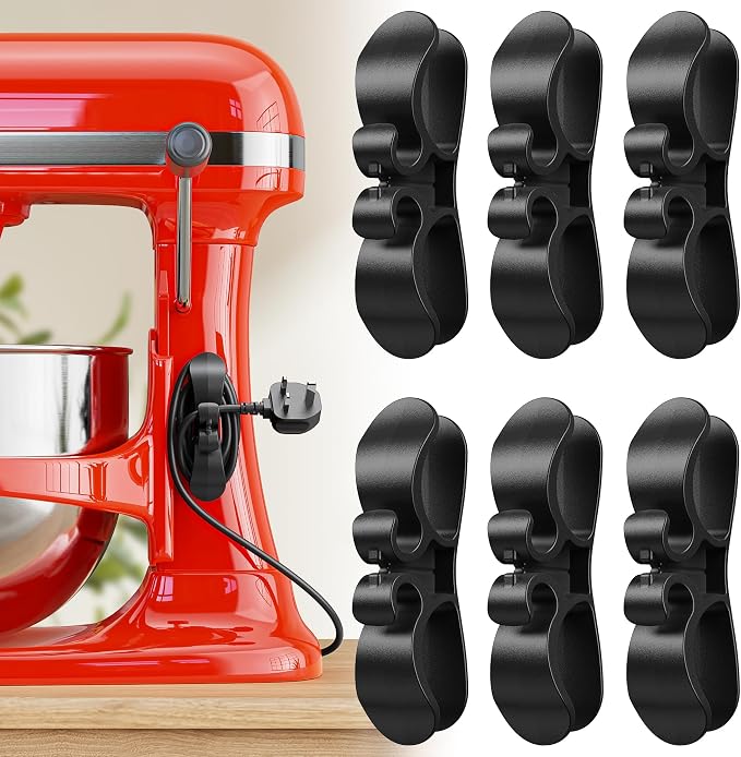 Organizador de cables mejorado para electrodomésticos, organizador de cables de electrodomésticos de cocina