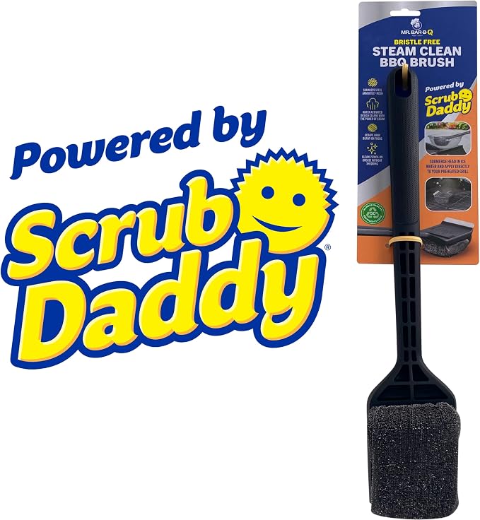 Mr. Bar-B-Q Cepillo para Barbacoa a Vapor con Tecnología Scrub Daddy