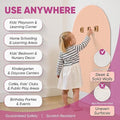Pizarra Magnética Arco HeatPomelo 40"x18" — Sticker de Pared Mate con Acabado Pizarrón, Color Camel Blush para Sala, Aula y Cuarto de Juegos