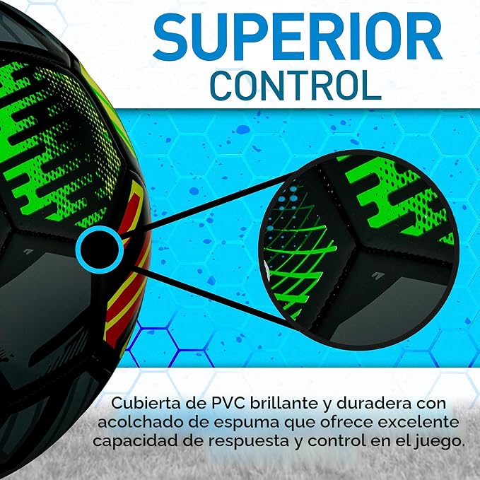 Franklin Sports Visita la tienda de Franklin Sports Franklin Sports - Pelotas de fútbol Mystic - Juegos de pelota de fútbol y bomba de aire - Pelotas de fútbol de múltiples tamaños - Cubierta suave - Perfectas para niños y adultos