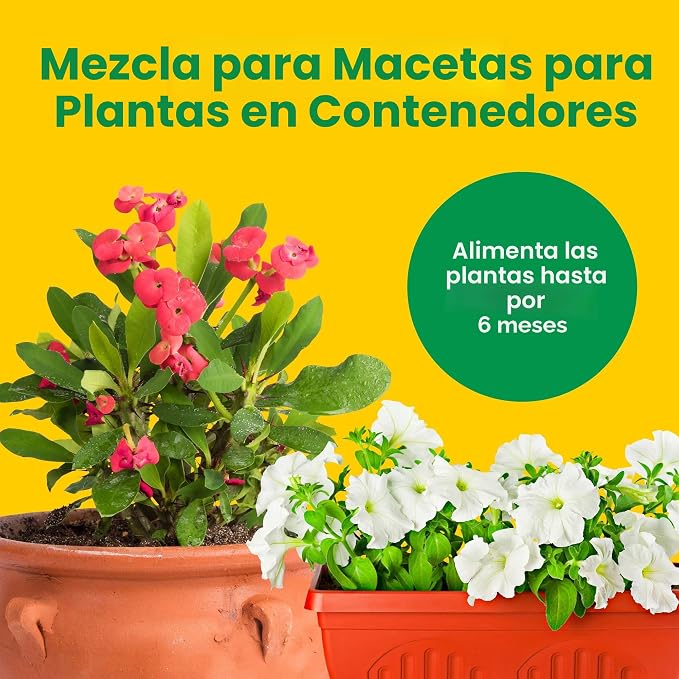 Miracle-Gro - Mezcla para plantar en maceta