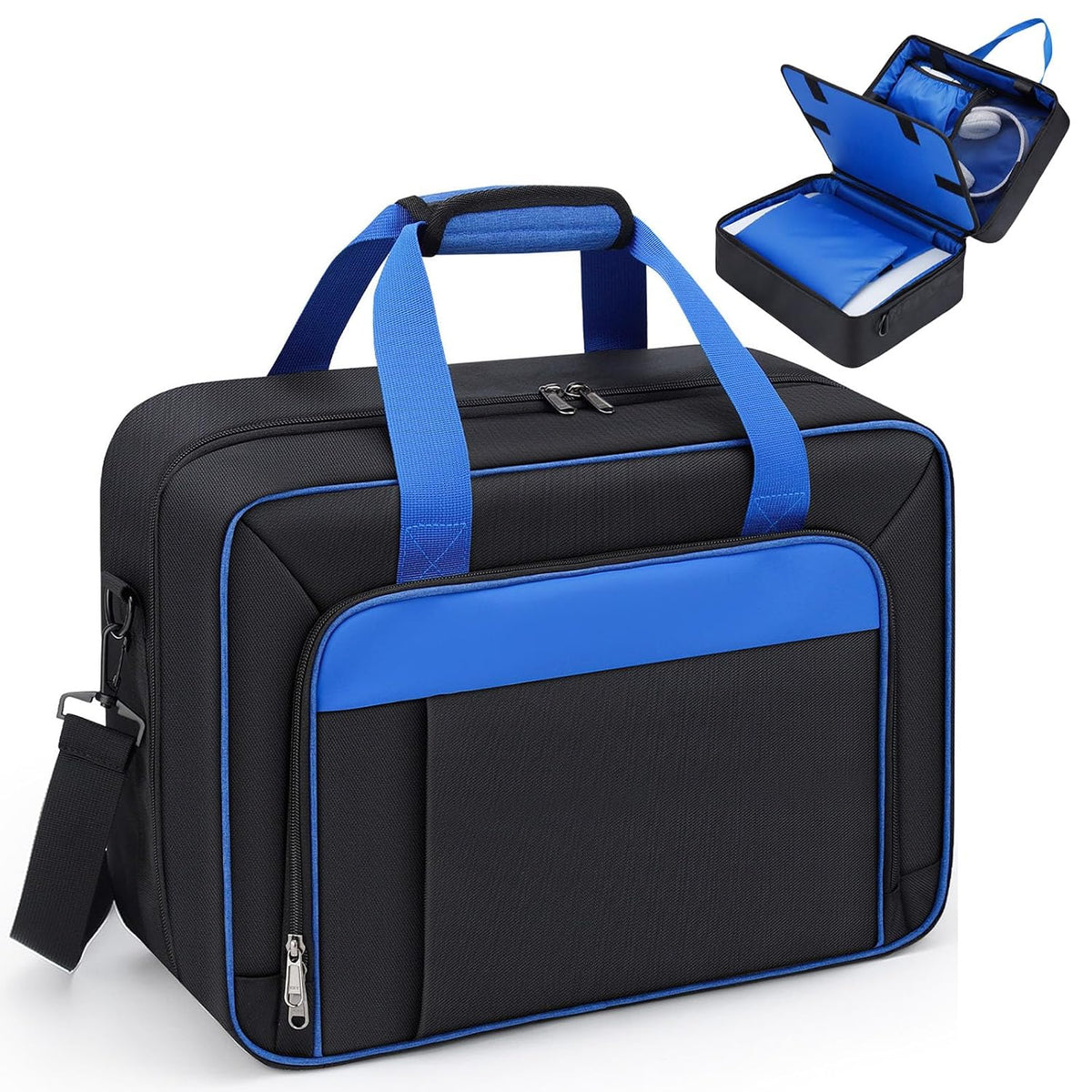 GDNasist Estuche de Transporte para PS5 | Bolso Protector Acolchado Compatible con Consola PlayStation 5, Control, Auriculares y Accesorios